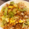 緑の人魚's cooksnap of when they made すぐおいしい！チキンラーメンチャーハン.