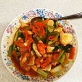 クックP2LPX3☆'s cooksnap of when they made ケチャップ炒め♪簡単鶏むね肉と小松菜.