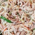 ☆☆くるみもち☆☆'s cooksnap of when they made 豚肉もやしニラ炒め.