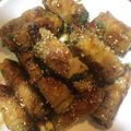 COCO&Mo-'s cooksnap of when they made 15分で！長芋と大葉巻き巻き照り焼き♪.