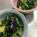 スヌーピー428's cooksnap of when they made 簡単★ほうれん草と茄子のおひたし.