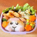 桃華0408's cooksnap of when they made モルカーポテトのキャラ弁.