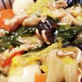 monjimari's cooksnap of when they made しょうがが効いた豚こま中華丼.