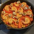 特盛りそば太郎's cooksnap of when they made オーブン皿で☆旨味たっぷり♪パエリア☆.