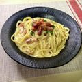 FGO☆'s cooksnap of when they made ランチにも◎簡単♪本格☆濃厚カルボナーラ.
