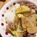 あたむ❤189's cooksnap of when they made 簡単、キャベツ豚バラ大根。.