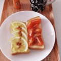 まんまるまうちゃん's cooksnap of when they made プリンとレモンのトースト＊冷凍作り置き可.