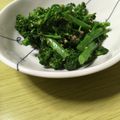 おかわりちょうだい♪'s cooksnap of when they made 旬のおつまみ♪菜花のナムル.
