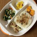 ぐりtoぐら's cooksnap of when they made 離乳食に◎豚ひき肉の豆腐ハンバーグ.