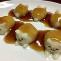 ねつこの部屋's cooksnap of when they made 猫のみたらし団子『みたらしにゃんこ』.