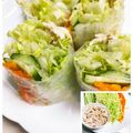 ☆あさ's cooksnap of when they made タレが旨い！ササミの生春巻き.