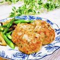 Satoco❋'s cooksnap of when they made 鶏ハンバーグ＊お弁当にも.