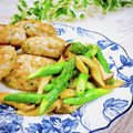 Satoco❋'s cooksnap of when they made 簡単！アスパラとエリンギのバター醤油炒め.