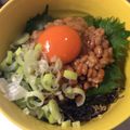 ベティ３'s cooksnap of when they made 簡単手抜きごはん♡しそが◎納豆たまご丼♡.