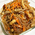 まゆ〜みkaji's cooksnap of when they made 白滝油揚げでカサ増♪牛蒡と人参のきんぴら.