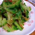 ユーロン's cooksnap of when they made ゴーヤーの胡麻おかか和え.