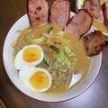atom0725☆★'s cooksnap of when they made 市販の味噌ラーメンをパワーアップ.