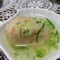 あきつま（杏花☆）'s cooksnap of when they made 超簡単☆カニカマ＆はんぺんで揚げしんじょ.