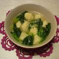 クレイプメートル's cooksnap of when they made 〖鶏団子とほうれん草のヘルシースープ〗.