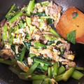 MAYUSHIZU's cooksnap of when they made 小松菜と豚バラのふんわり卵炒め.