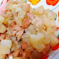 honey19's cooksnap of when they made 大根とベーコンのチーズ風味炒め物.