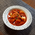 もふもふクロさん's cooksnap of when they made 鶏むね肉と新じゃがのトマト煮込み.