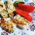 ひろ☆はる❇︎ママ's cooksnap of when they made ☆簡単☆ちくわの大葉チーズ肉詰め.
