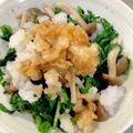 ひまわり６号's cooksnap of when they made 春菊としめじのおろしポン酢あえ.