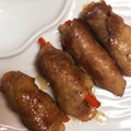 料理ヘタ筋トレ中ママ's cooksnap of when they made エリンギと人参の肉巻き甘辛照り焼き♪.