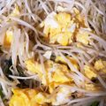 にゃんこりんご's cooksnap of when they made もやしたっぷり、チンゲン菜と卵の炒めもの.