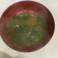 ピーナッツ子♪'s cooksnap of when they made ほうれん草のお味噌汁.