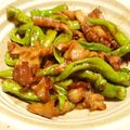 メタボーママ's cooksnap of when they made ☆豚バラとしし唐のチャチャット炒め☆.