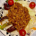 aginda3's cooksnap of when they made 茄子とオクラのジャージャーそうめん.