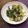 栗丸うさぎ's cooksnap of when they made ほうれん草・卵・ハムの炒めもの♪.