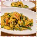nakamucchi's cooksnap of when they made カニカマ入りニラ卵.