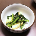 居酒屋まるみ's cooksnap of when they made 母の味(*^^*)春菊のごま和え.