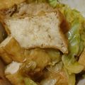 ぶ〜ちゃん。's cooksnap of when they made キャベツと厚揚げの甘味噌炒め.