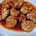 なおぴん1's cooksnap of when they made えのきでかさ増し♪鶏つくねの照り焼き.