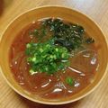 Emihann's cooksnap of when they made 玉ねぎとわかめのお味噌汁.