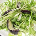 クックM6DK2O☆'s cooksnap of when they made レンジで簡単★茄子と水菜のナムル.