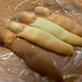 料理初心者まま's cooksnap of when they made ハロウィンのお菓子♪リアル指クッキー.