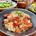 Superlittleboo's cooksnap of when they made 豆腐とトマトのめんつゆ鰹節サラダ.