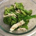 cheesedog's cooksnap of when they made 低脂質☆ササミとブロッコリーの塩昆布和え.