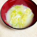 はちみつlove's cooksnap of when they made シンプル！炒めキャベツの味噌汁.