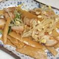 きらり流れ星's cooksnap of when they made 鶏チャーシューとメンマ、もやしの炒め.