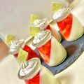 ずぅぅ。's cooksnap of when they made なめらかプリンとフレッシュいちごゼリー♡.