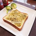knkmym's cooksnap of when they made 子供もはまるジェノベーゼトースト.