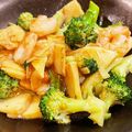 MizuhoBank's cooksnap of when they made たけのこと海老のブロッコリー炒め.