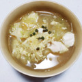 まこチャウ's cooksnap of when they made 豆腐とキャベツの卵とじ.