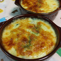 赤い電話's cooksnap of when they made 里芋とほうれん草の和風グラタン.